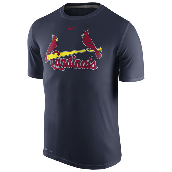 MLB Men St. Louis Cardinals Nike Legend Wordmark 1.5 Performance TShirt  Navy->mlb t-shirts->Sports Accessory